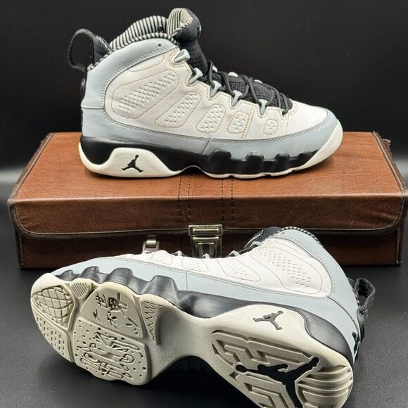 Nike Air Jordan 9 IX Retro Barons White Grey - Picture 5 of 10